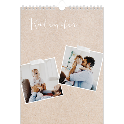 Fotokalender A4 (20 x 30 cm) — Scrapbook kalender [omslag]