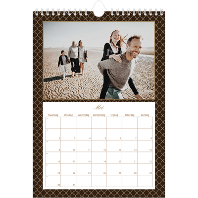 Fotokalender A4 (20 x 30 cm) — Vintage zwart-wit [omslag]