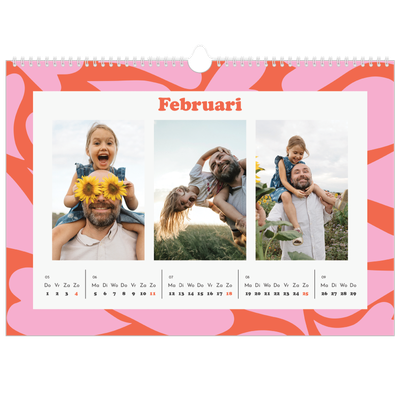 Fotokalender A3 — Speelse patronen [Februari]