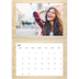 Fotokalender A4 Dubbel (30 x 40 cm) — Houtpatroon [April]