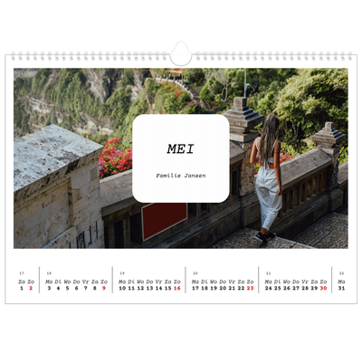 Fotokalender A3 — Het hele verhaal [Mei]