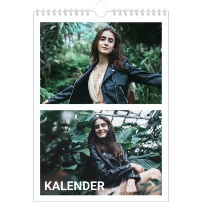Fotokalender A4 (20 x 30 cm) — Grote maandaanduiding [omslag]