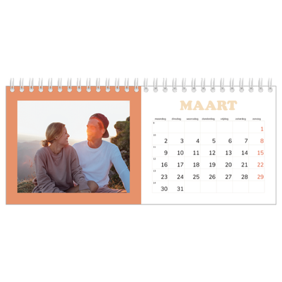 Bureaukalenders — Retro stijl frames [Maart]