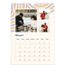 Fotokalender A4 (20 x 30 cm) — Retro strepen [Maart]