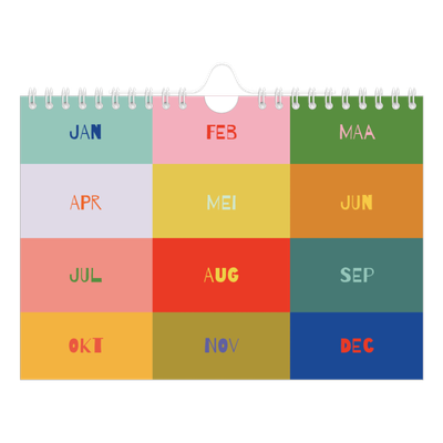 Fotokalender A5 — Vrolijk & Kleurrijk [omslag]