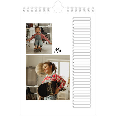 Fotokalender A5 — Dit ben ik [Mei]