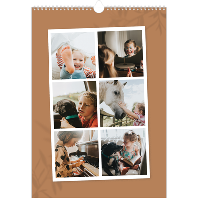 Verjaardagskalenders A3 — Warme aardetinten [omslag]