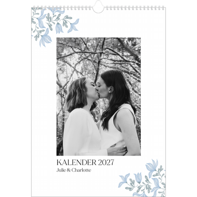 A3 Jaarkalenders — Elegant bloemig [omslag]