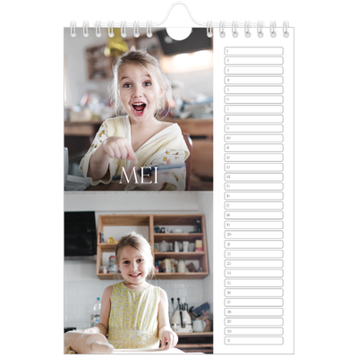 Fotokalender A5 — Twaalf grote maanden [Mei]