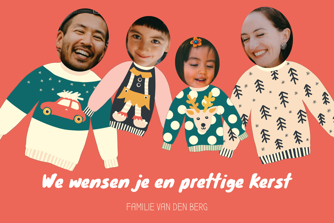 Fotokaarten — Kersttrui