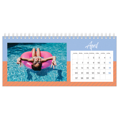 Bureaukalenders — Kleuren en patronen [April]