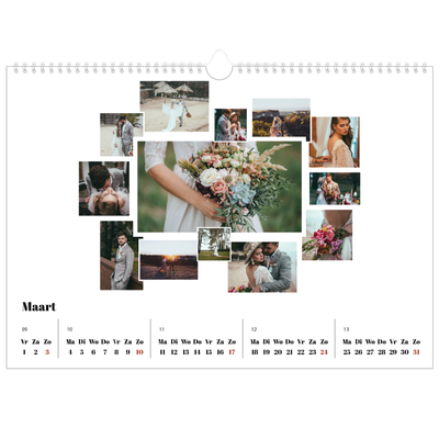 Fotokalender A3 — Collage shapes [Maart]