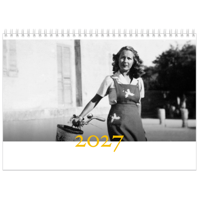Fotokalender A4 Dubbel (30 x 40 cm) — Historische stijl [omslag]