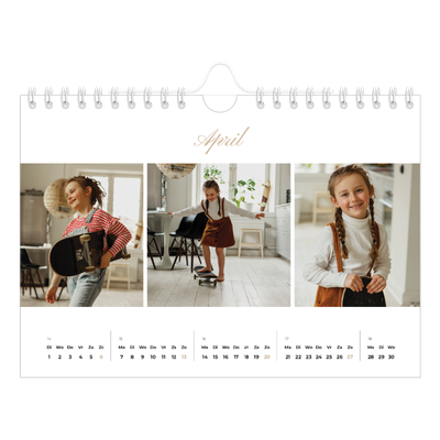 Fotokalender A5 — Fotolijn [April]