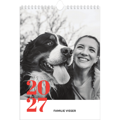 Fotokalender A4 (20 x 30 cm) — Een dikgedrukt jaar [omslag]