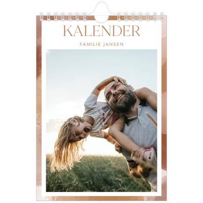 Fotokalender A5 — Verfkwast effect [omslag]