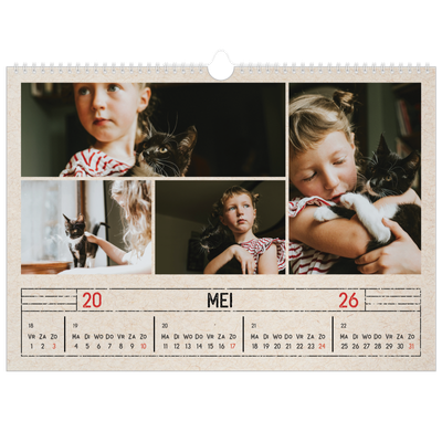 Fotokalender A3 — Craft stempel effect [omslag]
