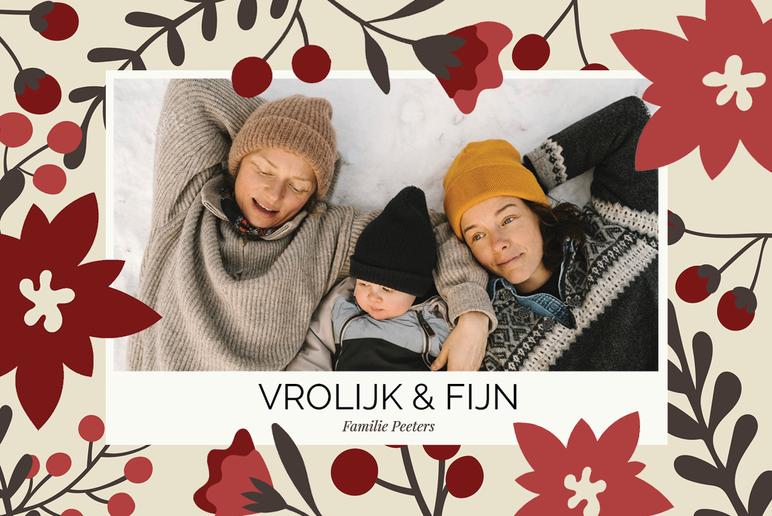 Fotokaarten — Bloemen en bessen