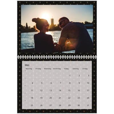 Fotokalender A4 Dubbel (30 x 40 cm) — Geometrisch [omslag]