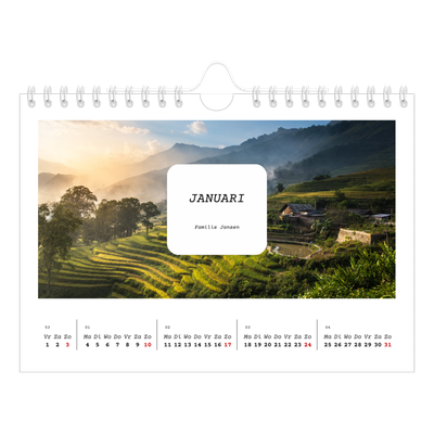 Fotokalender A5 — Het hele verhaal [Januari]