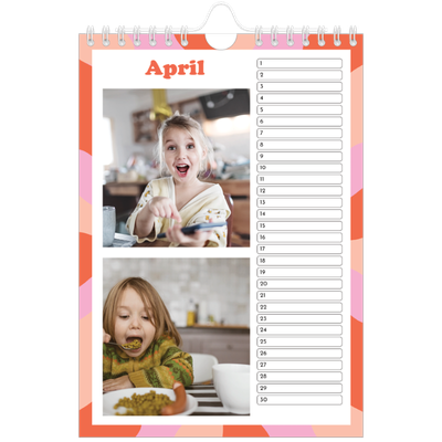 Fotokalender A5 — Speelse patronen [April]