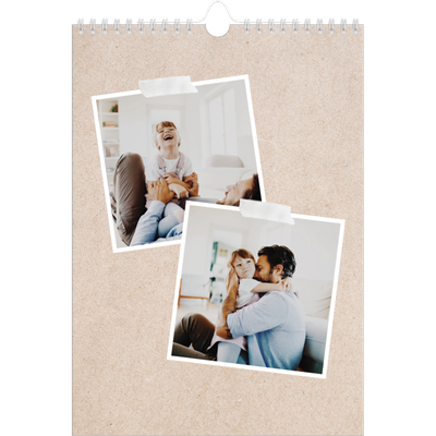 Verjaardagskalenders A4 — Scrapbook kalender [omslag]