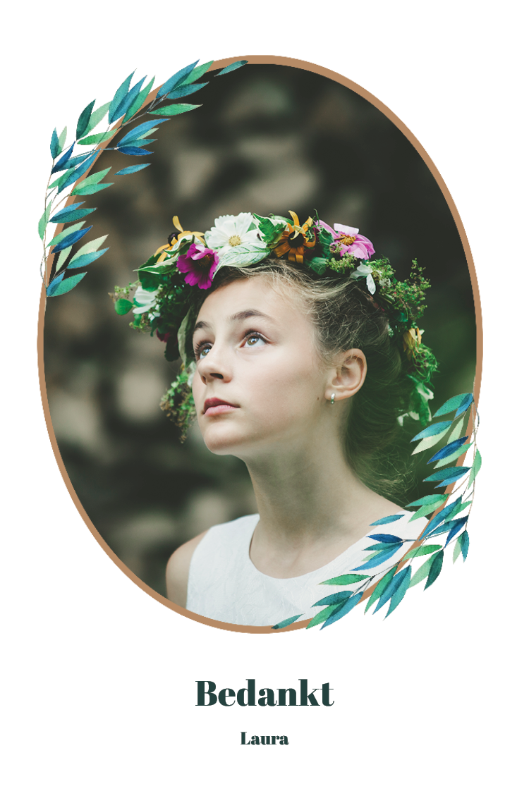 Bedankkaarten — Eucalyptus aquarel