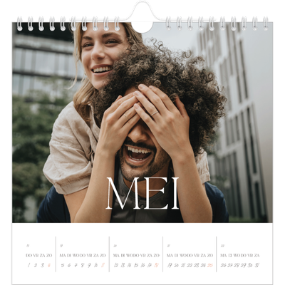 Jaarkalenders vierkant — Groots [omslag]