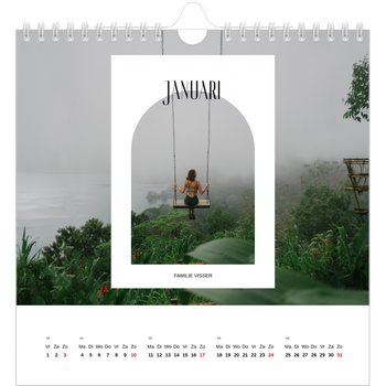 Fotokalender Vierkant — De open boog
