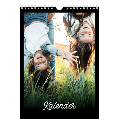 Fotokalender A4 (20 x 30 cm) — Zwart [omslag]