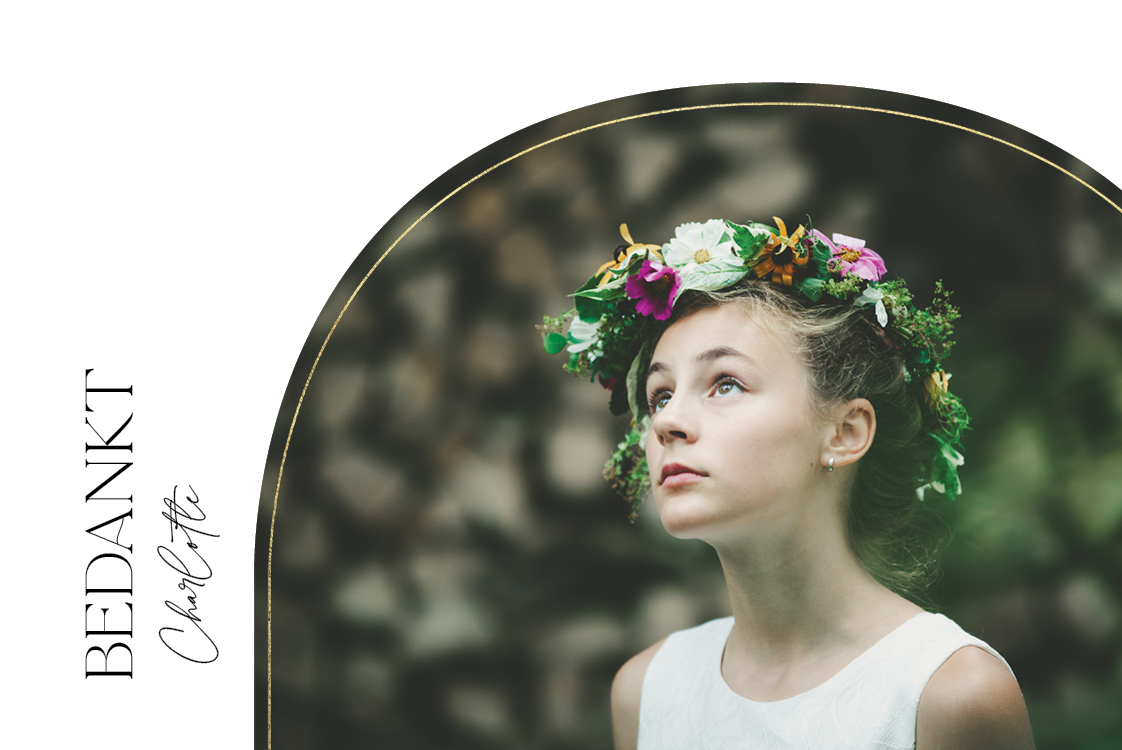 Bedankkaarten — Ivoren boog