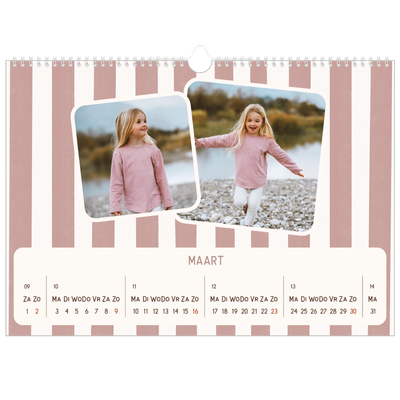 Fotokalender A3 — Retro patronen [Maart]