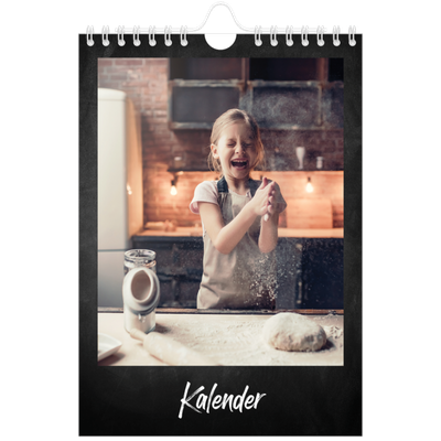 Fotokalender A5 — Krijtbord stijl [omslag]