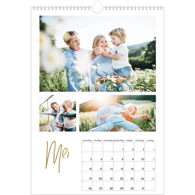 A3 Jaarkalenders — Handgeschreven [omslag]