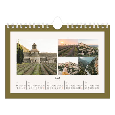 Fotokalender A5 — Klassieke kleuren [omslag]