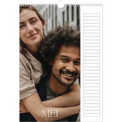 Verjaardagskalenders A3 — Groots [Mei]