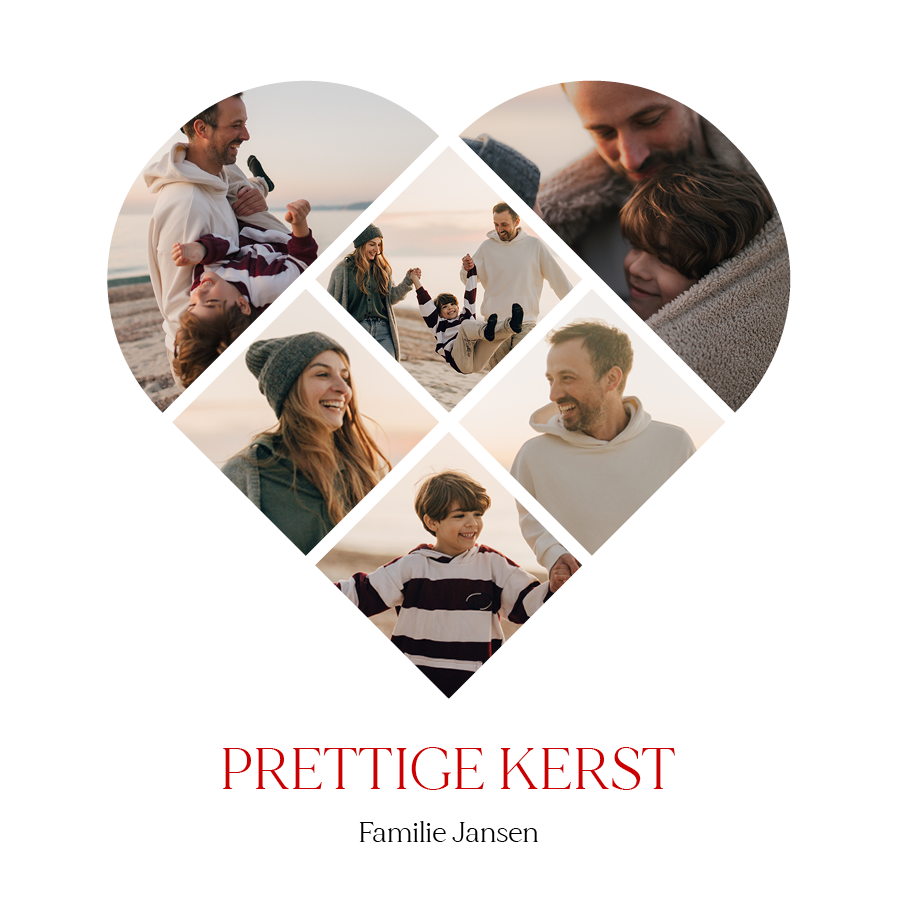 Fotokaarten — Hartelijke feestdagen