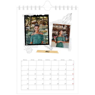 Fotokalender A5 — Plakboek flair [Mei]