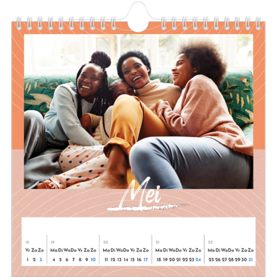 Jaarkalenders vierkant — Kleuren en patronen [omslag]