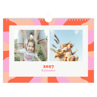 Fotokalender A4 — Speelse patronen [omslag]