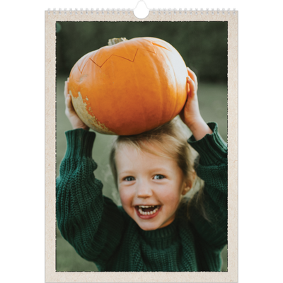 Verjaardagskalenders A3 — Craft stempel effect [omslag]