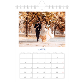Fotokalender A5 — Kobalt klassieker