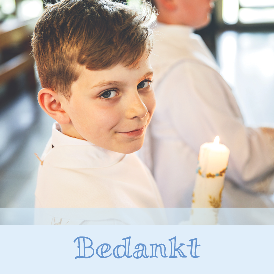 Bedankkaarten — Lavendelblauw