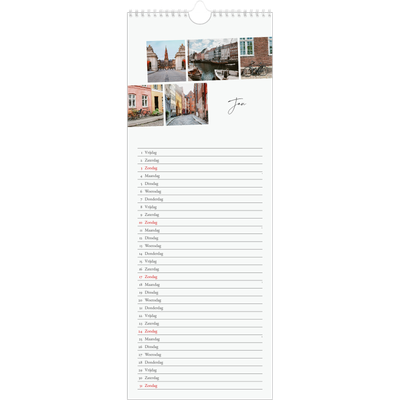 Smalle kalender  — City trip [Januari]