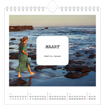 Jaarkalenders vierkant — Het hele verhaal [Maart]