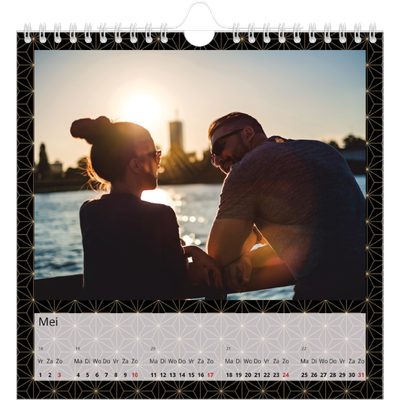 Jaarkalenders vierkant — Geometrisch [omslag]