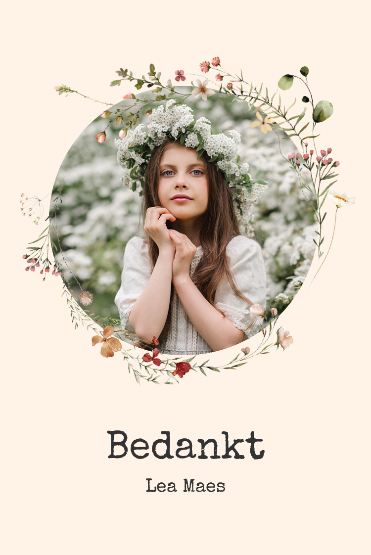 Bedankkaarten — Geheime tuin