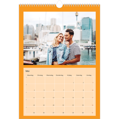 A3 Jaarkalenders — Kleurrijke kaders [Mei]
