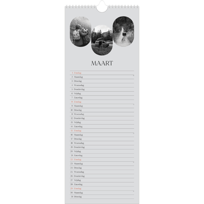 Smalle kalender  — De open weg [Maart]