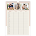 A3 Familieplanners — Aardse tonen - gezinsplanner 3 personen [Maart]